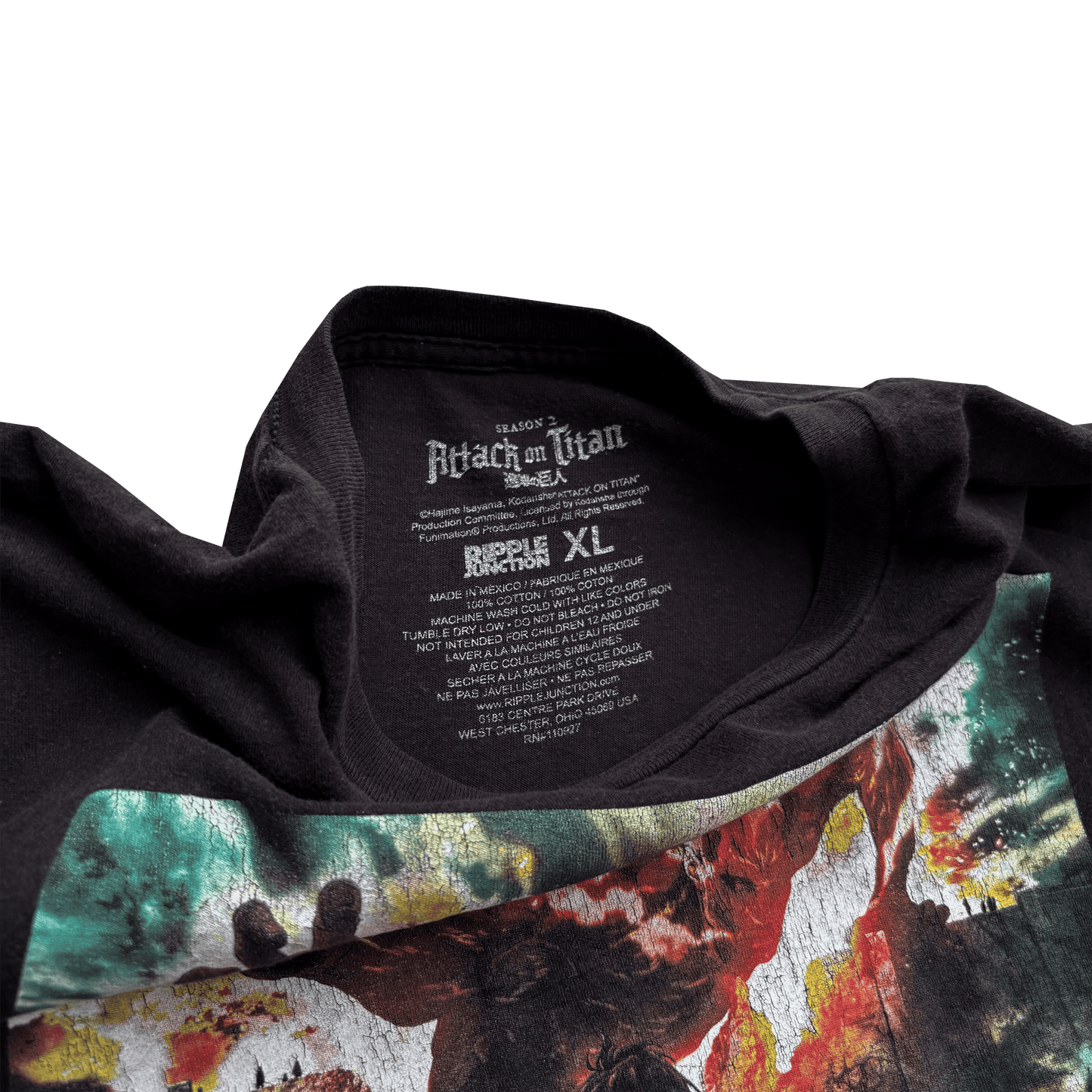 ATTACK ON TITAN SEASON 2 OFFICIAL TEE
