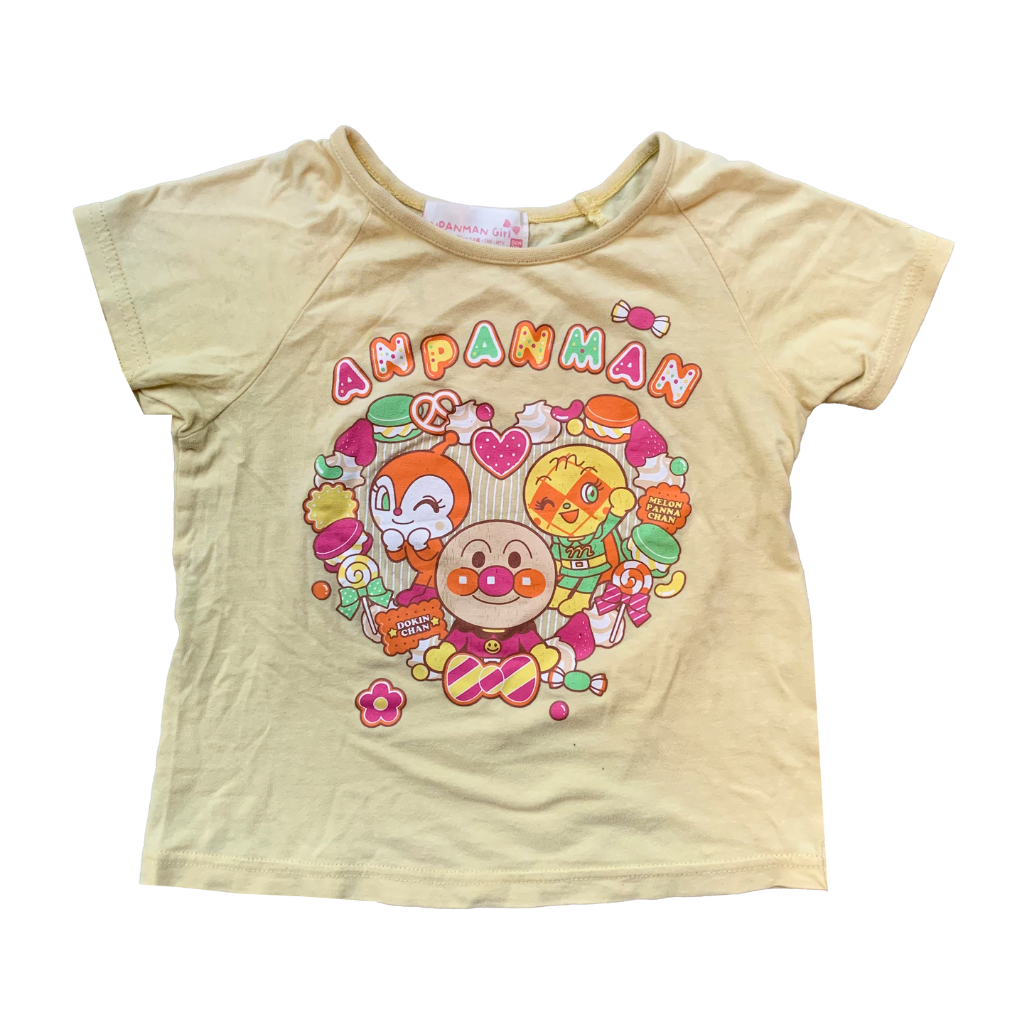 VINTAGE ANPANMAN GIRL BABY OFFICIAL TEE