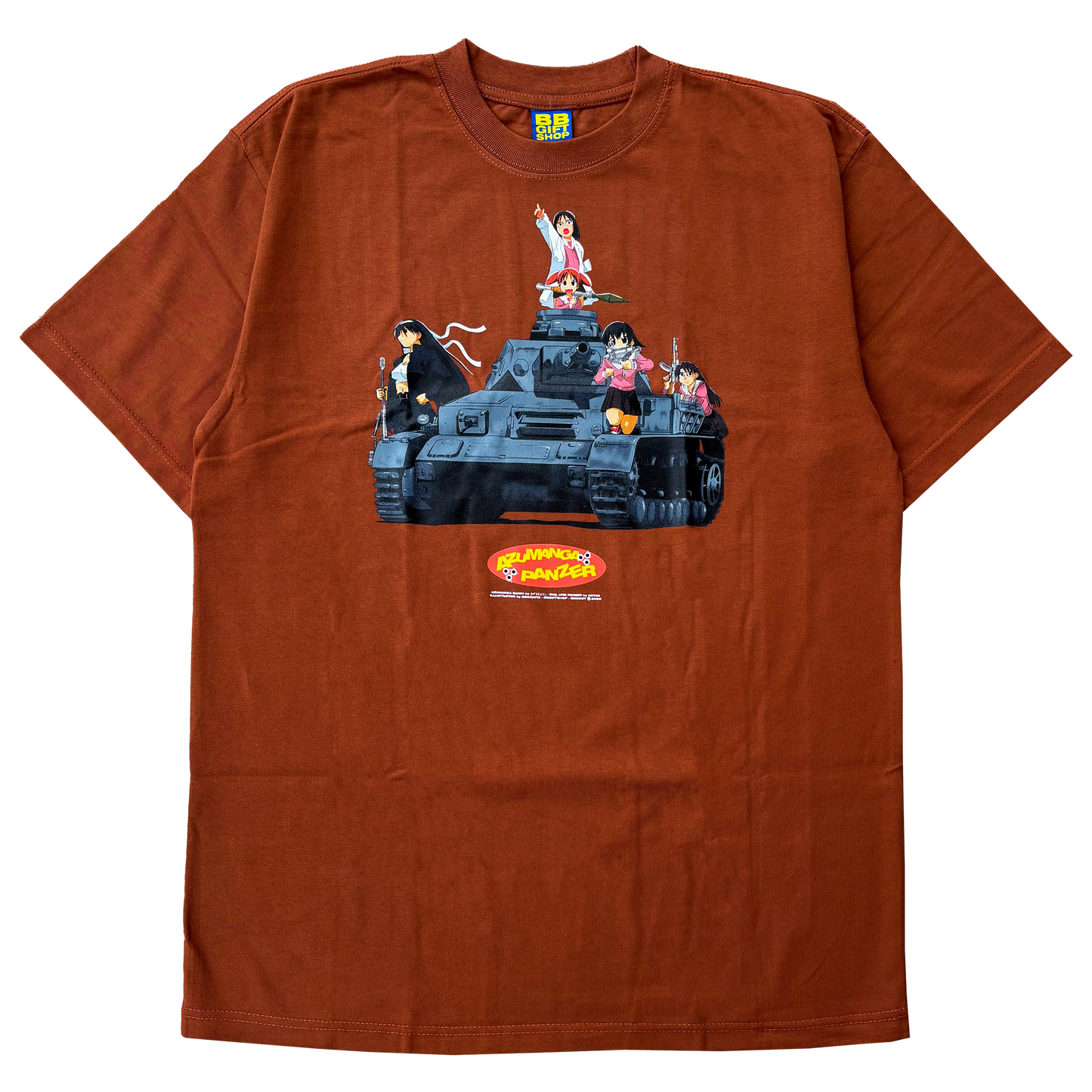 AZUMANGA DAIOH PANZER TEE (GINGER)
