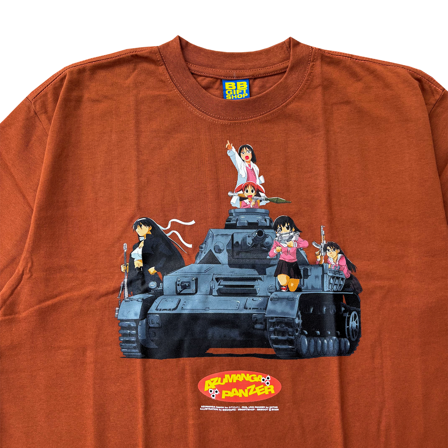 AZUMANGA DAIOH PANZER TEE (GINGER)