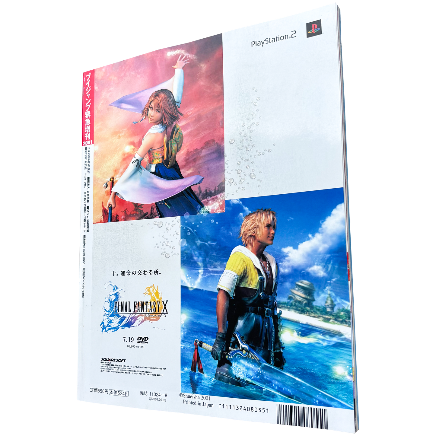 FINAL FANTASY X ARTBOOK OFFICIAL VINTAGE 2001
