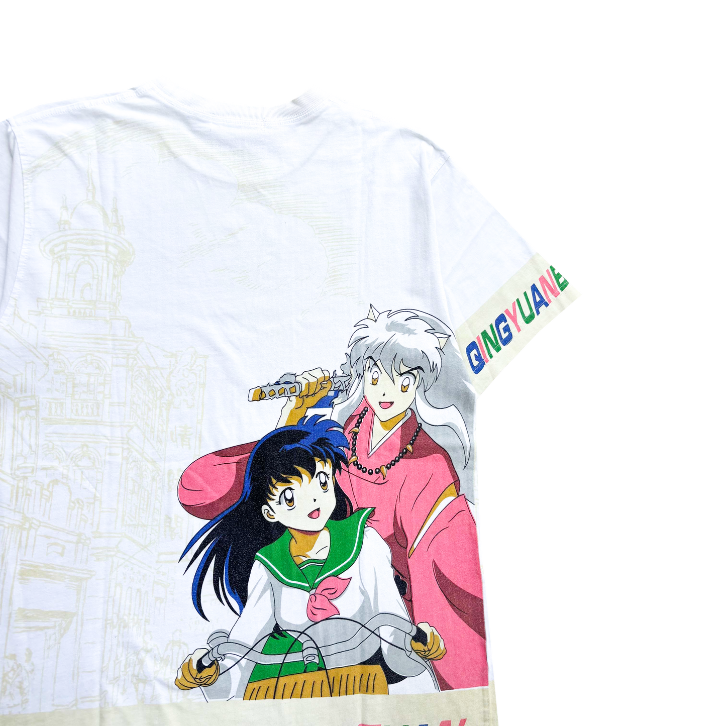 INUYASHA BIG PRINT VINTAGE 00s OFFICIAL TEE