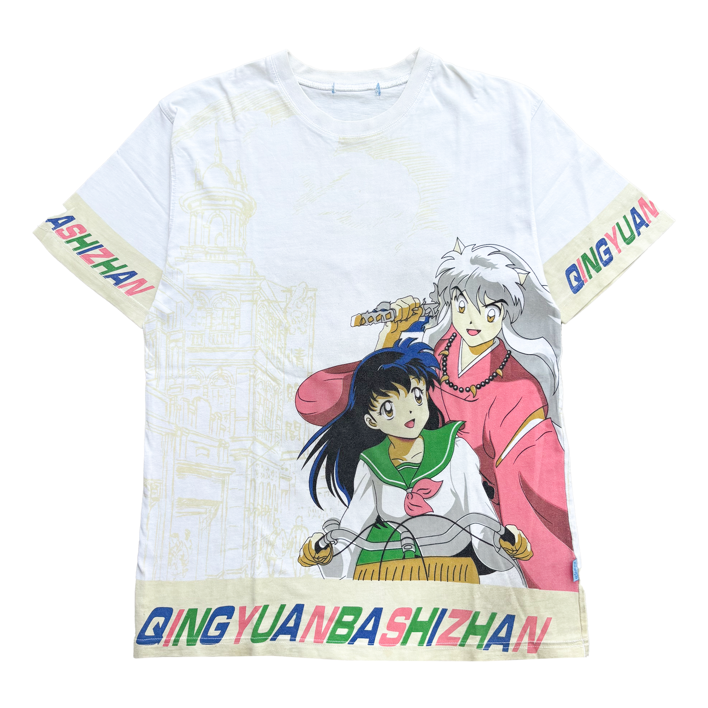 INUYASHA BIG PRINT VINTAGE 00s OFFICIAL TEE