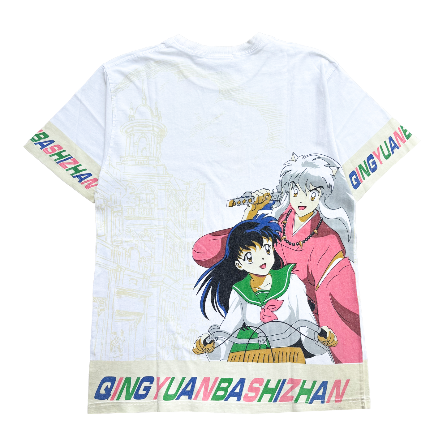 INUYASHA BIG PRINT VINTAGE 00s OFFICIAL TEE
