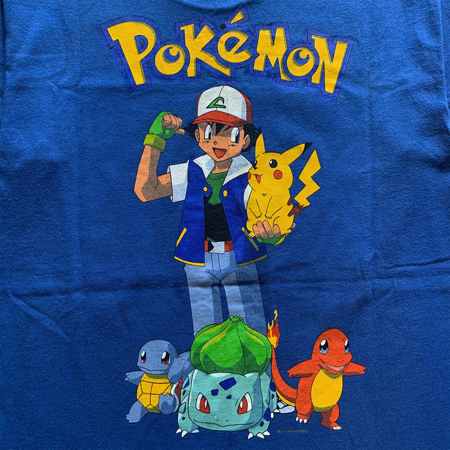 POKEMON ASH VINTAGE 90s OFFICIAL TEE