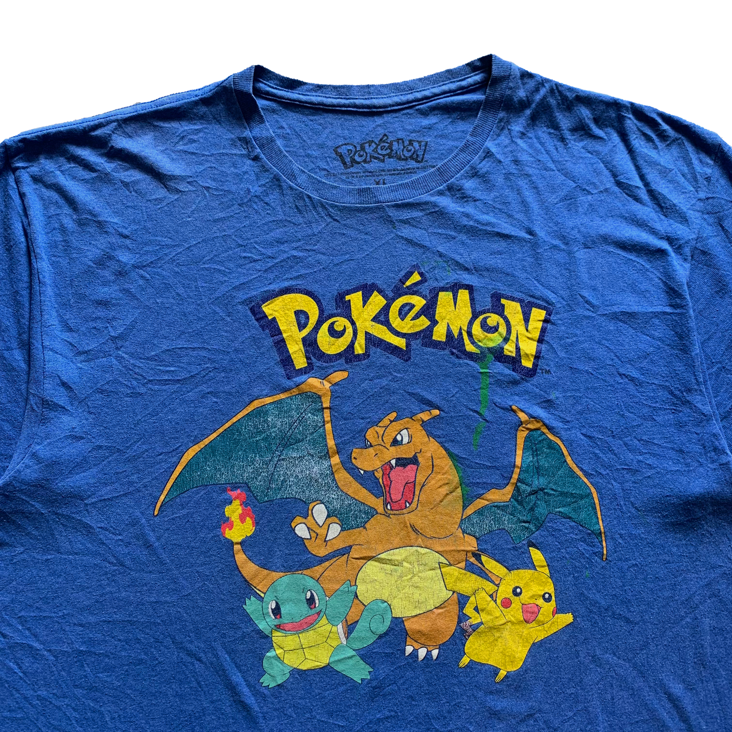 POKEMON PIKACHU CHARIZARD SQUIRTLE OFFICIAL TEE