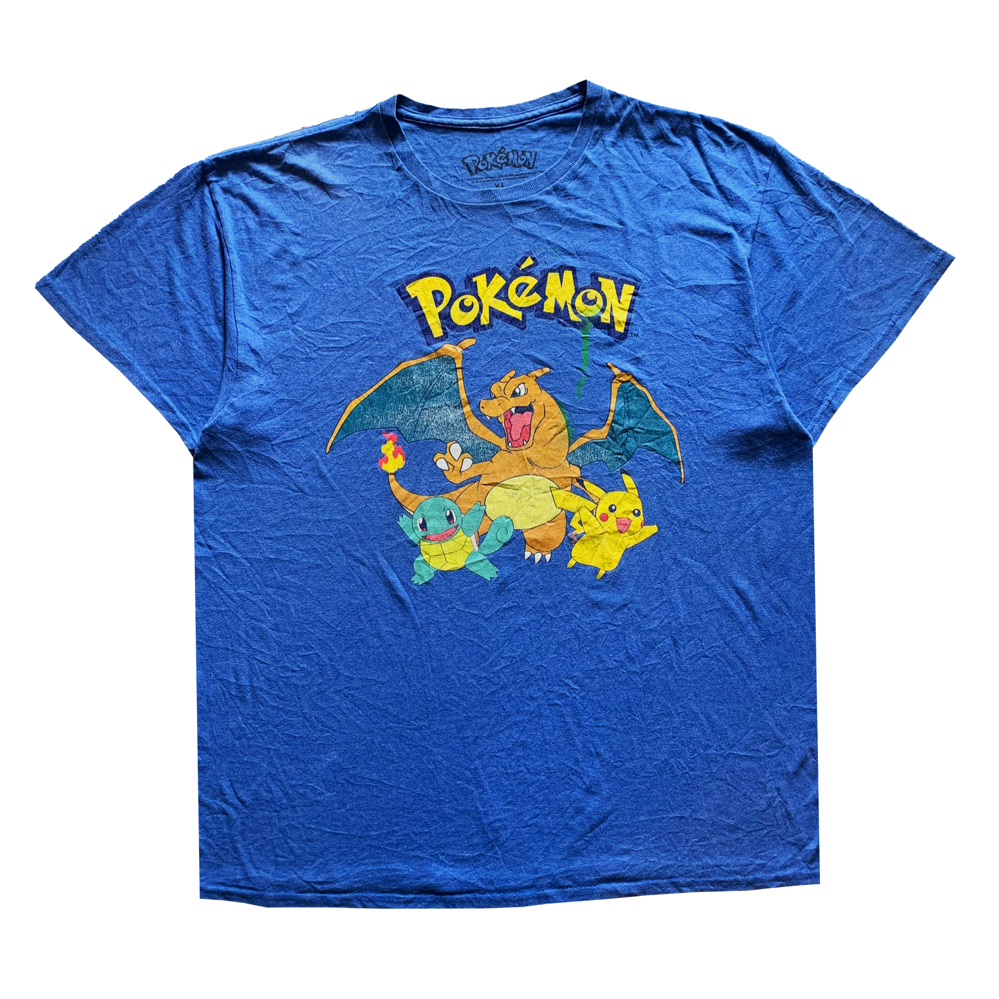 POKEMON PIKACHU CHARIZARD SQUIRTLE OFFICIAL TEE
