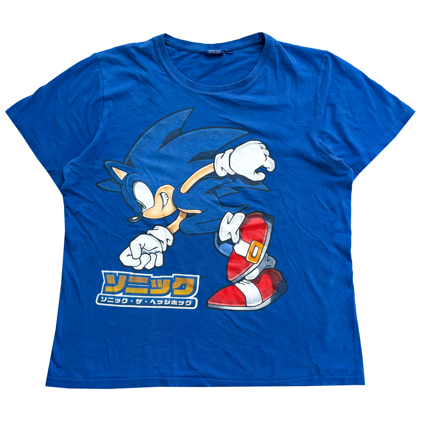 SONIC THE HEDGEHOG VINTAGE EARLY 00s CARTOON OFFICIAL TEE