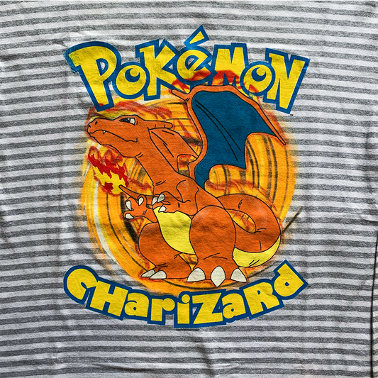 POKEMON CHARIZARD VINTAGE 90s OFFICIAL LONG SLEEVE