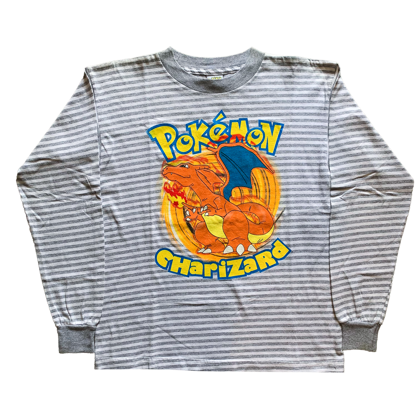 POKEMON CHARIZARD VINTAGE 90s OFFICIAL LONG SLEEVE