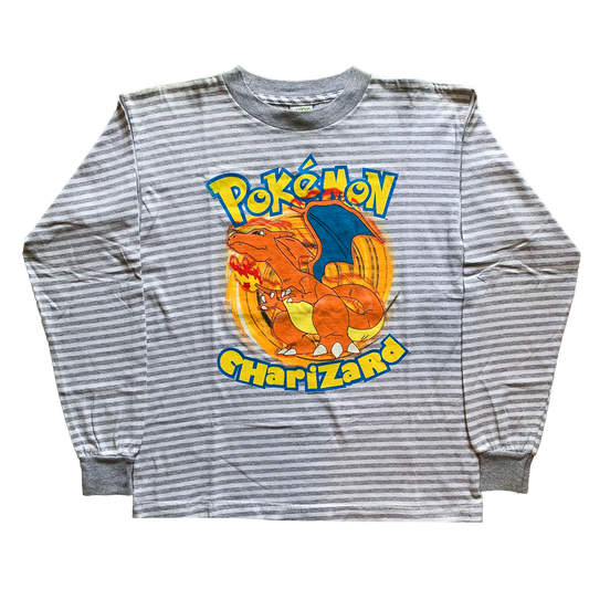 POKEMON CHARIZARD VINTAGE 90s OFFICIAL LONG SLEEVE