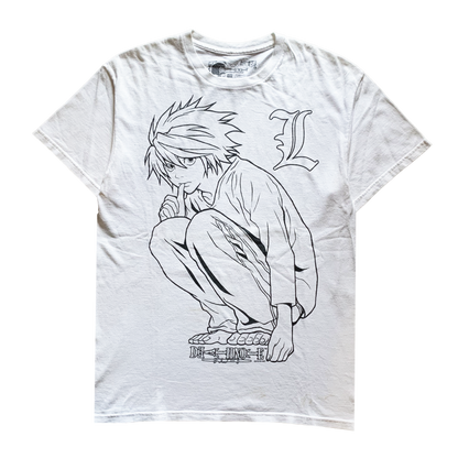 DEATH NOTE L OFFICIAL VINTAGE 00s OFFICIAL TEE