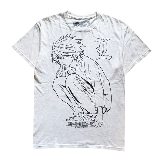 DEATH NOTE L OFFICIAL VINTAGE 00s OFFICIAL TEE