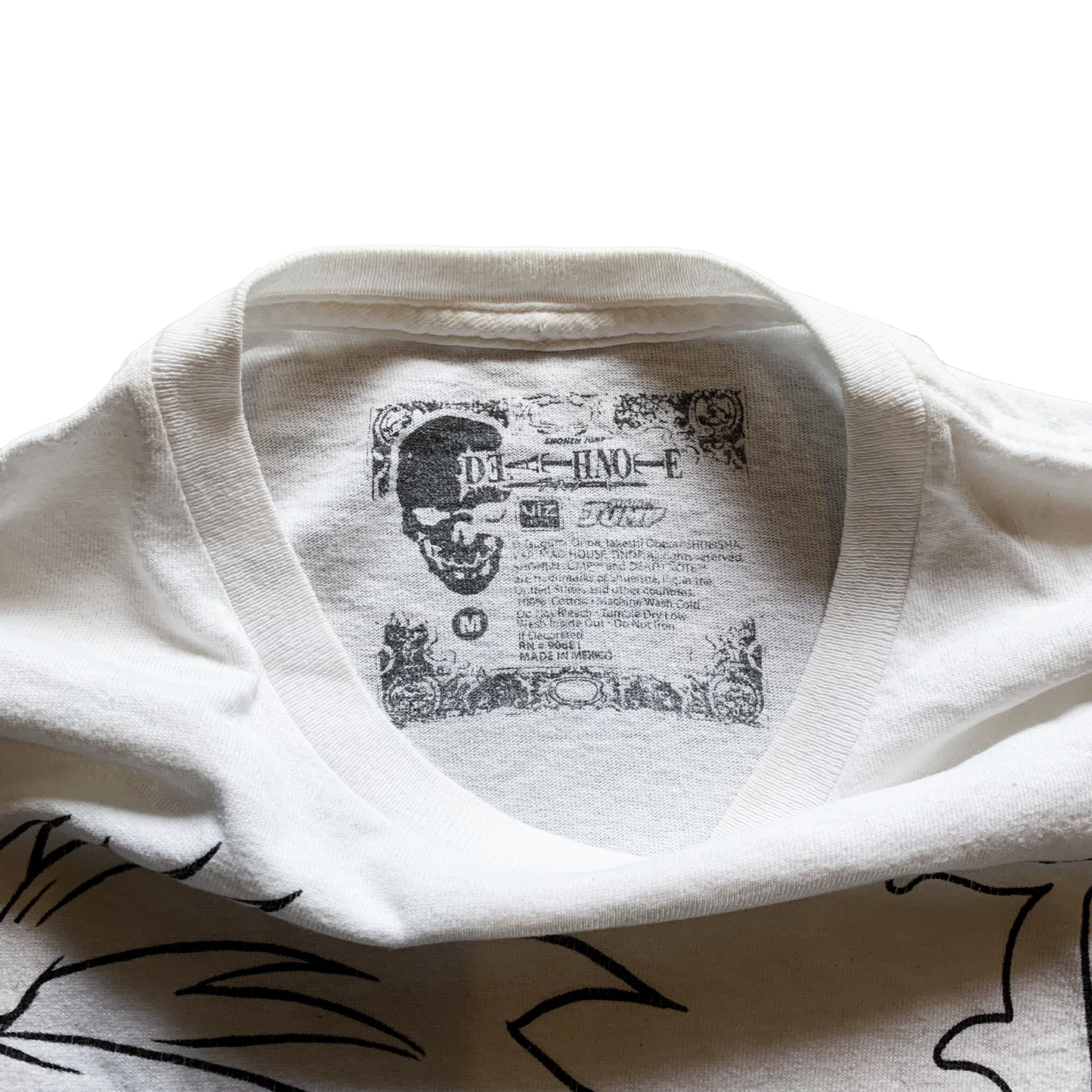 DEATH NOTE L OFFICIAL VINTAGE 00s OFFICIAL TEE