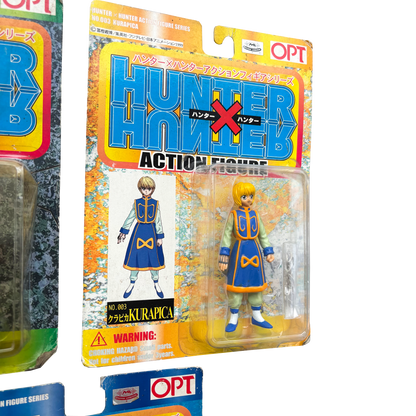 HUNTER X HUNTER GON, KURAPICA & LEORIO VINTAGE 1999 OFFICIAL FIGURE SET