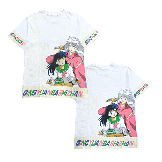 INUYASHA BIG PRINT VINTAGE 00s OFFICIAL TEE