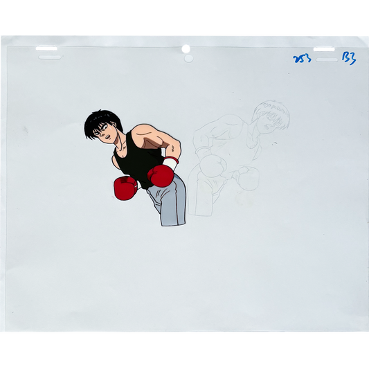 HAJIME NO IPPO ANIME CEL ORIGINAL PRODUCTION VINTAGE CELLULOID TATSUYA KIMURA #B3