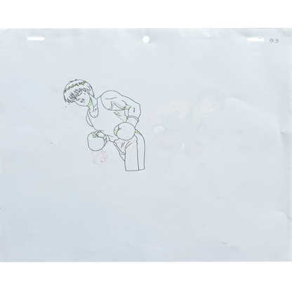 HAJIME NO IPPO ANIME CEL ORIGINAL PRODUCTION VINTAGE CELLULOID TATSUYA KIMURA #B3