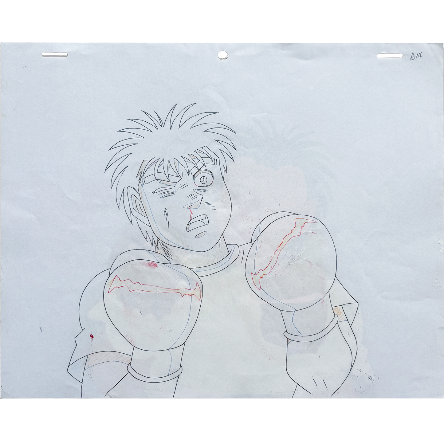 HAJIME NO IPPO ANIME CEL ORIGINAL PRODUCTION VINTAGE CELLULOID IPPO #82