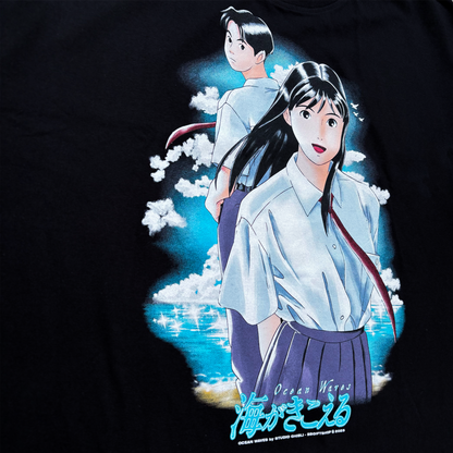 OCEAN WAVES TEE (BLACK)