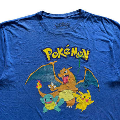 POKEMON PIKACHU CHARIZARD SQUIRTLE OFFICIAL TEE