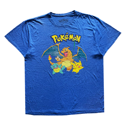 POKEMON PIKACHU CHARIZARD SQUIRTLE OFFICIAL TEE