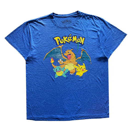 POKEMON PIKACHU CHARIZARD SQUIRTLE OFFICIAL TEE