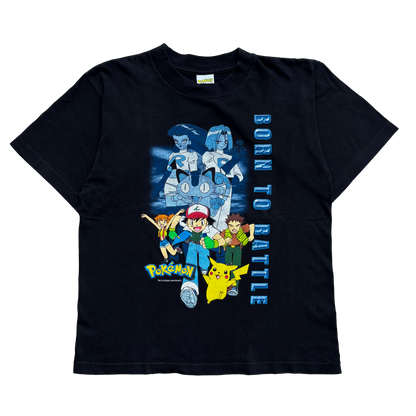 POKEMON BORN TO BATTLE VINTAGE 2000 OFFICIAL TEE