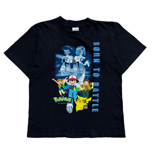 POKEMON BORN TO BATTLE VINTAGE 2000 OFFICIAL TEE